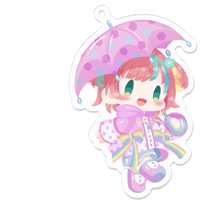 アクリルキーホルダー - 70 x 70 (mm)