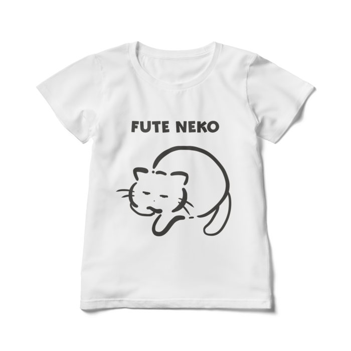 レディース白Tシャツ - L - ブラック