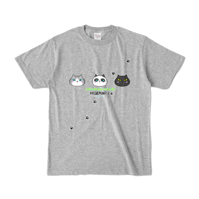 カラーTシャツ - S - 杢グレー (濃色)