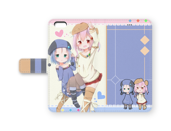 手帳型iPhoneケース - iPhone6 Plus