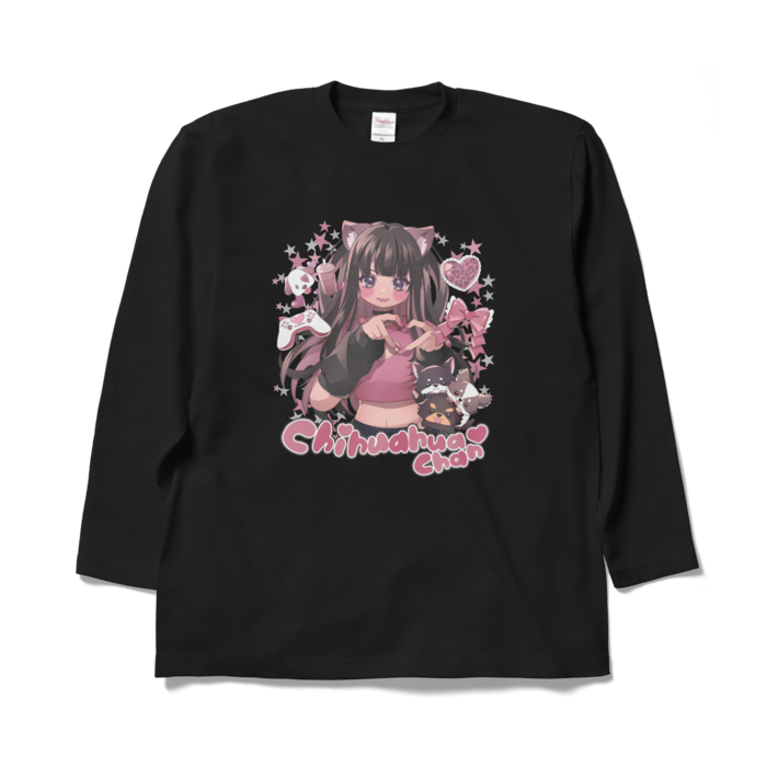 ロングスリーブTシャツ - XL - ブラック