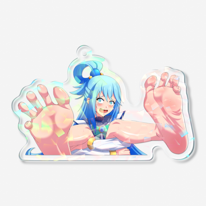 ホログラムアクリルキーホルダー - 70 × 70mm
