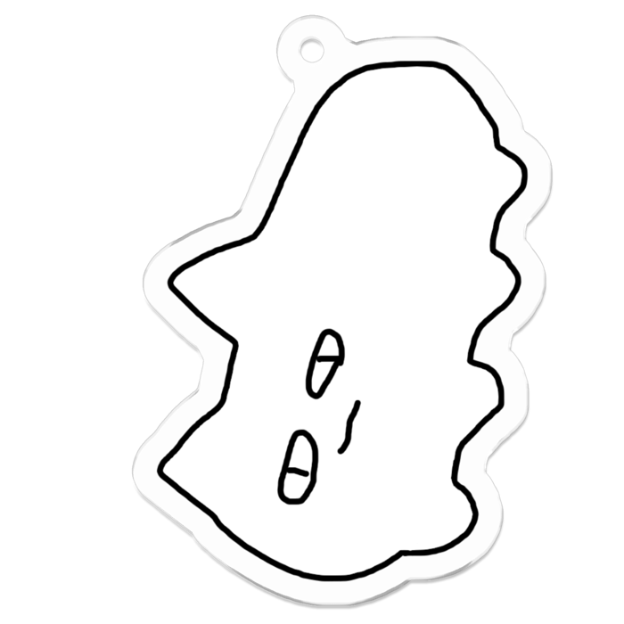 アクリルキーホルダー - 50 x 50 (mm)