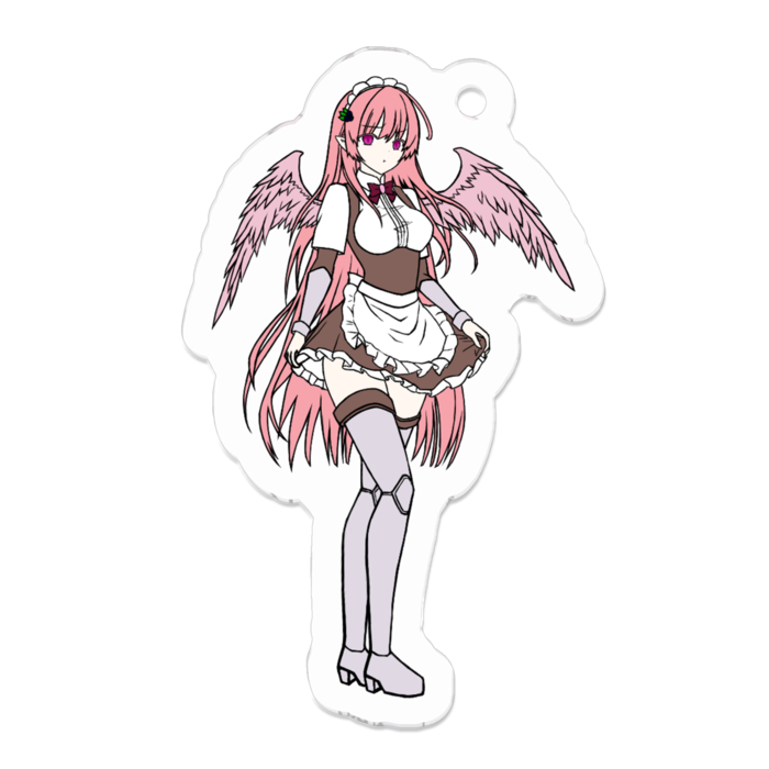 アクリルキーホルダー(コーティング) - 50 x 50 (mm)