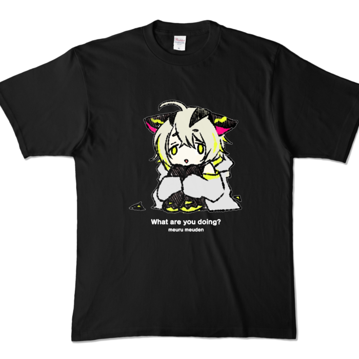 【単体】カラーTシャツ - XL - ブラック (濃色)