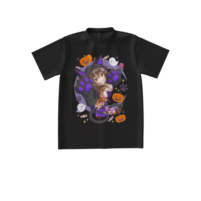 ビッグシルエットTシャツ(黒） - S - 