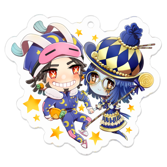 アクリルキーホルダー - 50 x 50 (mm)