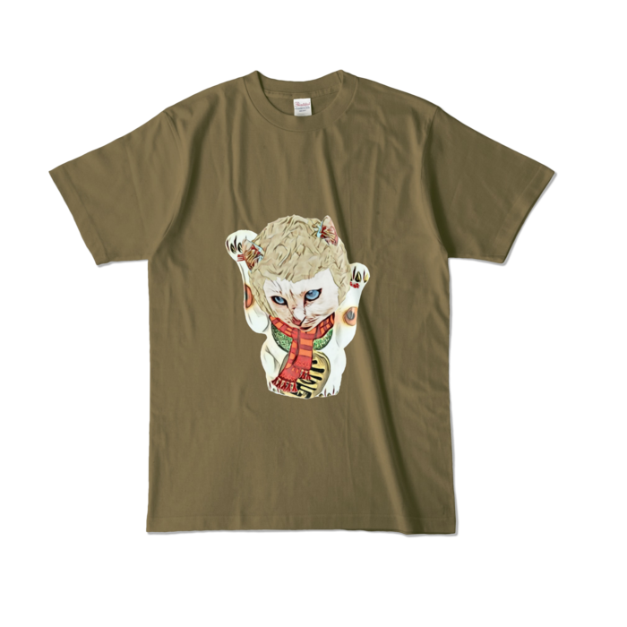 カラーTシャツ - L - オリーブ (濃色)