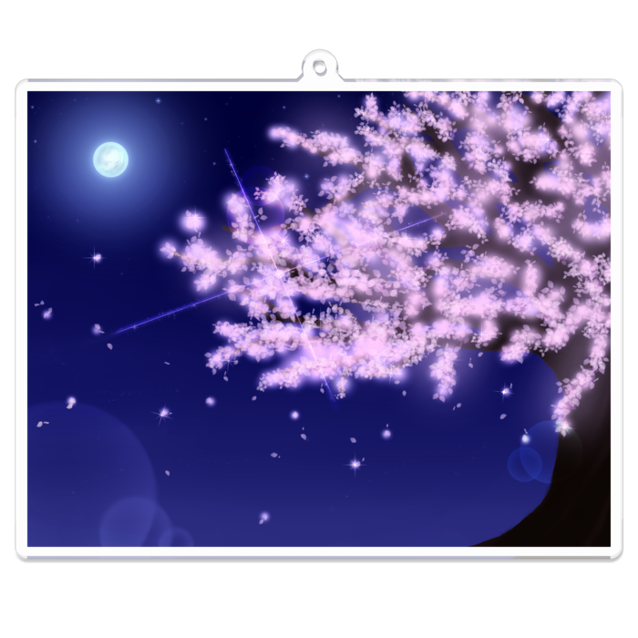 アクリルキーホルダー - 100 x 100 (mm)