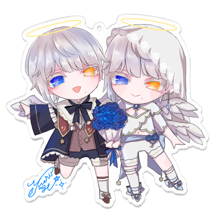 アクリルキーホルダー - 100 x 100 (mm)