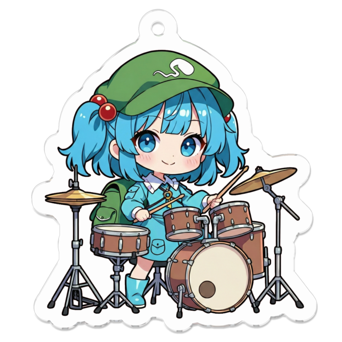 アクリルキーホルダー - 50 x 50 (mm)(キャラのみ)