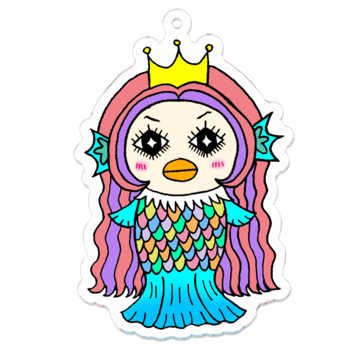 アクリルキーホルダー - 70 x 70 (mm)