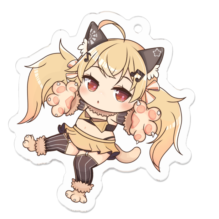 アクリルキーホルダー - 50 x 50 (mm)