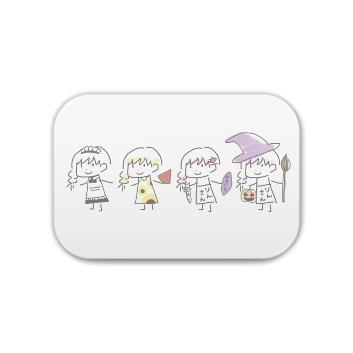 缶バッジ - 角丸 76x51mm