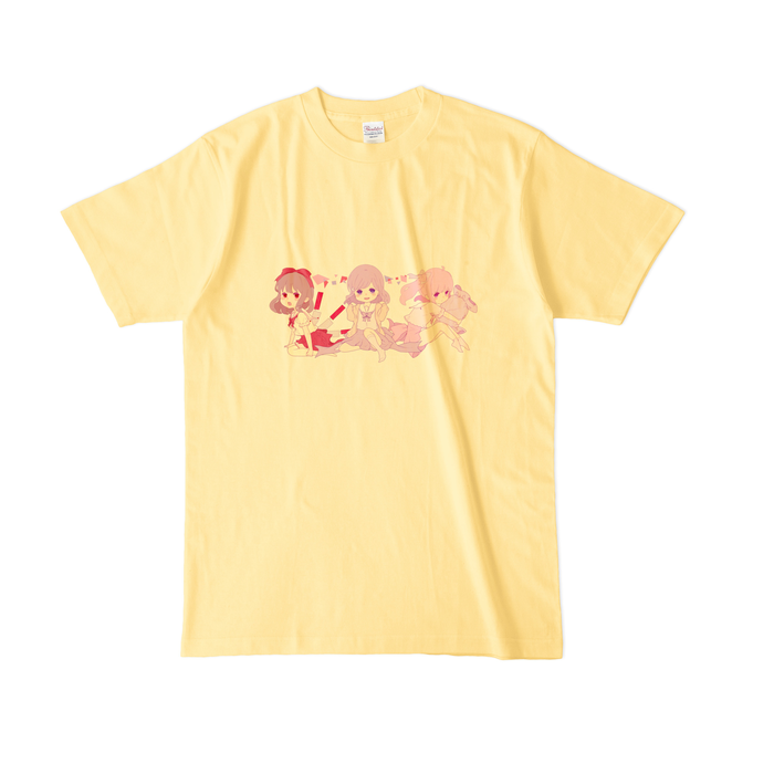 カラーTシャツ(淡色) - L - ライトイエロー