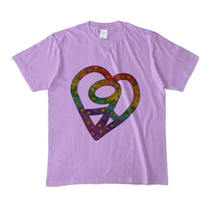 カラーTシャツ - M - ライトパープル (淡色)