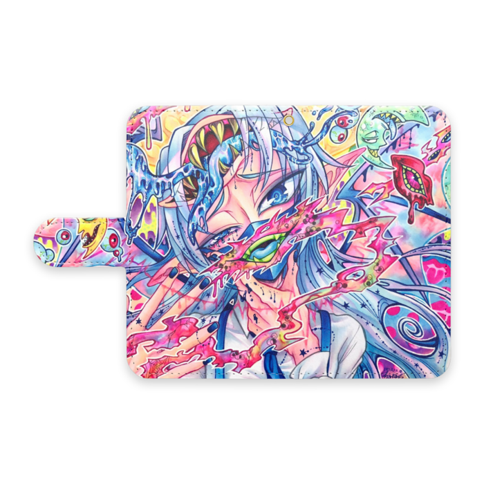 手帳型Androidケース - S - ストラップ穴 あり