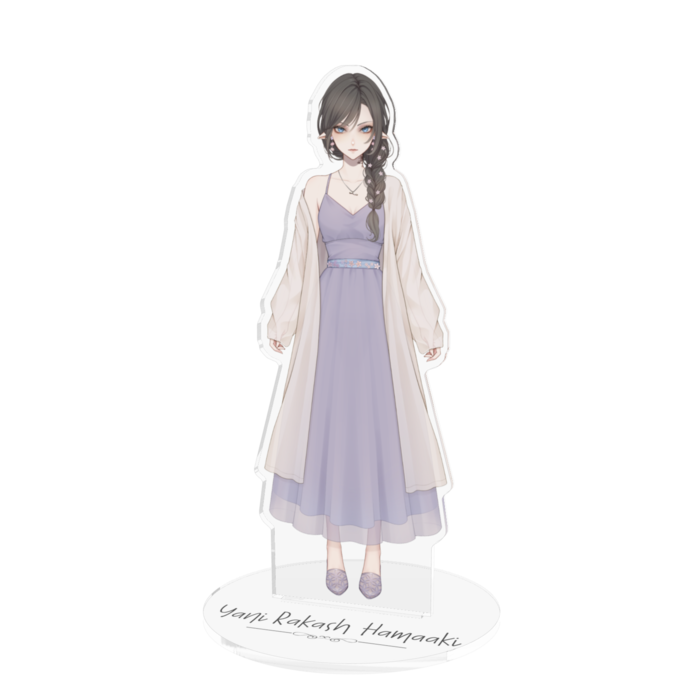 くろやにアクリルフィギュア - 160x160mm