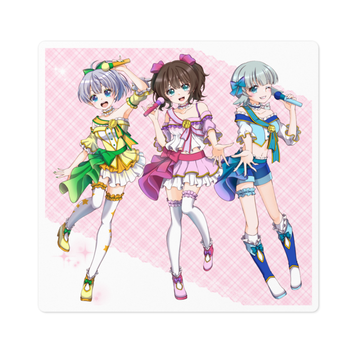 ステッカー - 100 x 100 (mm)