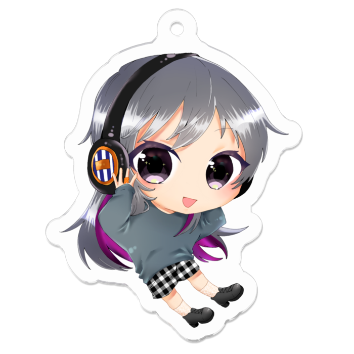 アクリルキーホルダー - 50 x 50 (mm)