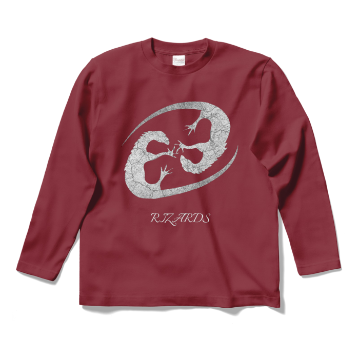 RIZARDS  ロングスリーブTシャツ - S - バーガンディ