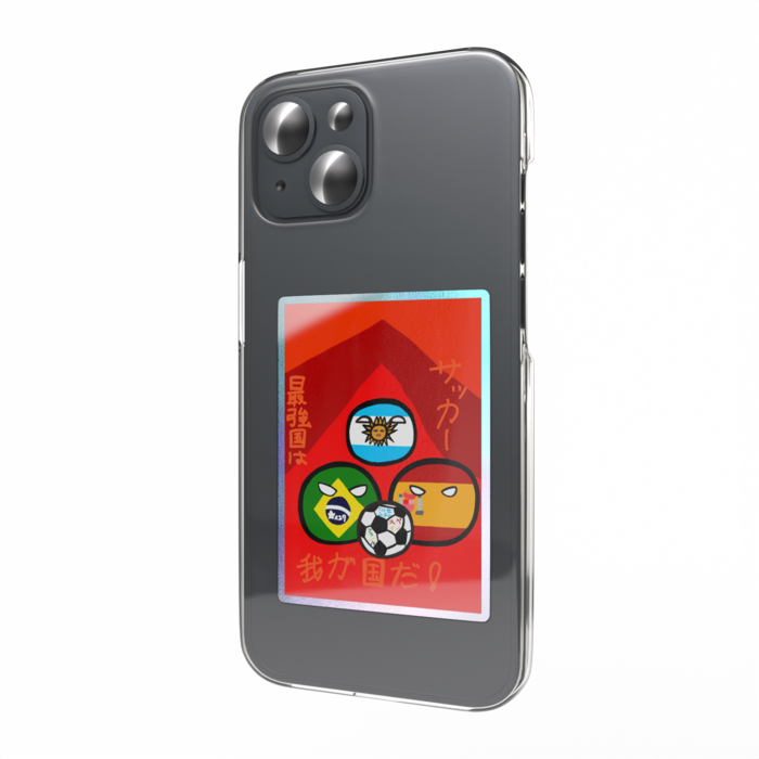 オーロラスマホステッカー - W55 × H91mm 以内