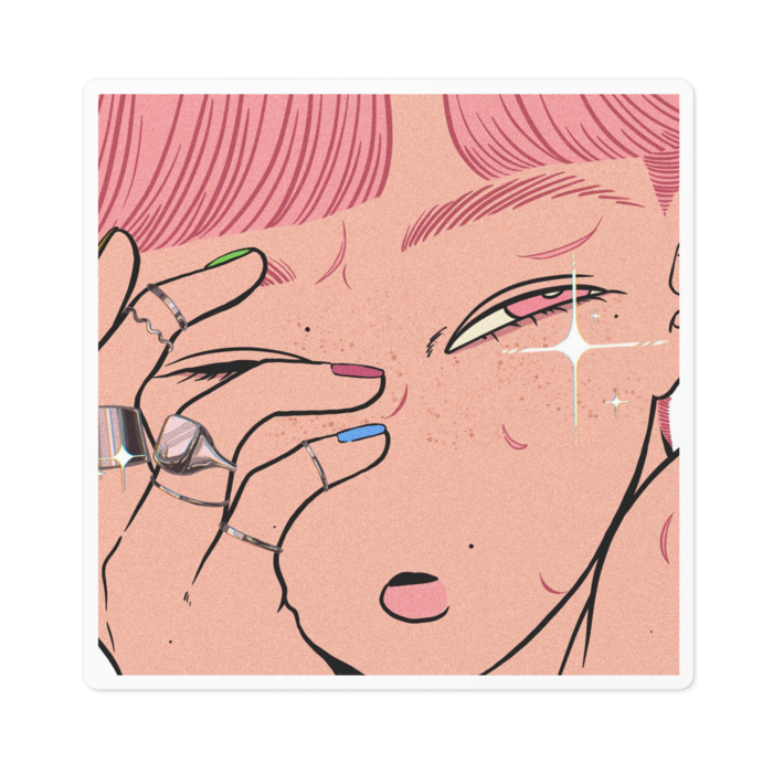 ステッカー - 100 x 100 (mm)