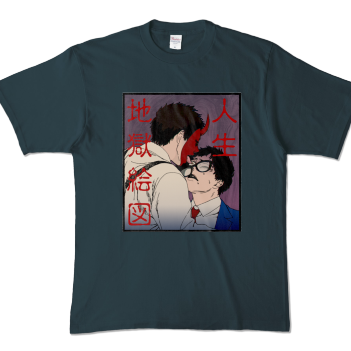 カラーTシャツ - XL - デニム (濃色)