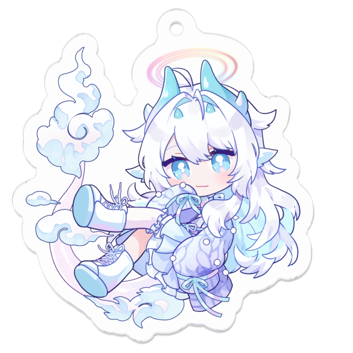 アクリルキーホルダー - 50 x 50 (mm)