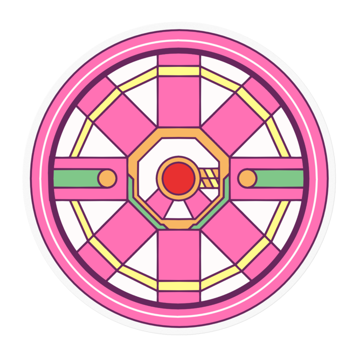 ステッカー - 100 x 100 (mm)