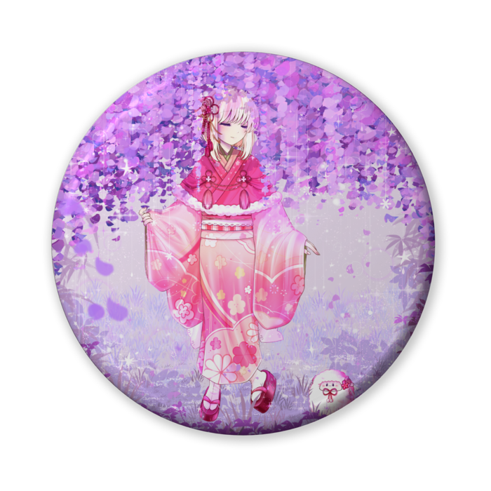 ひつじと藤の通り道 - 56mm