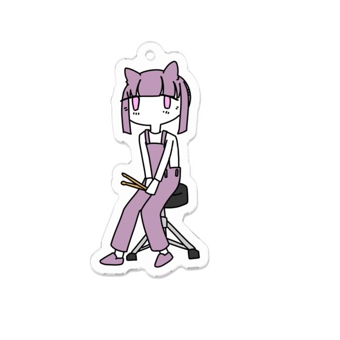 アクリルキーホルダー - 70 x 70 (mm)