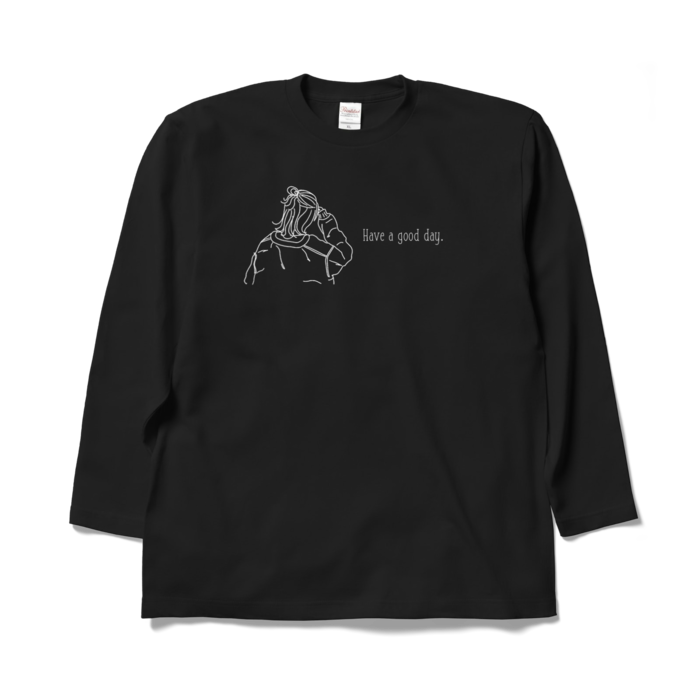 ロングスリーブTシャツ - XL - ブラック