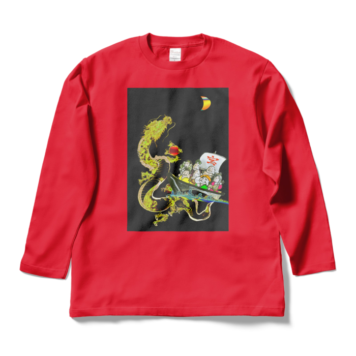 ロングスリーブTシャツ - L - レッド