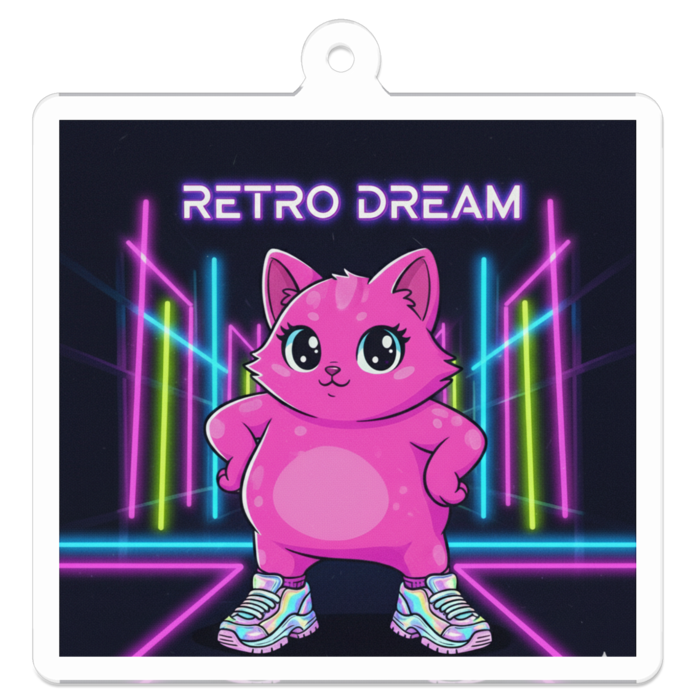 アクリルキーホルダー - 50 x 50 (mm)