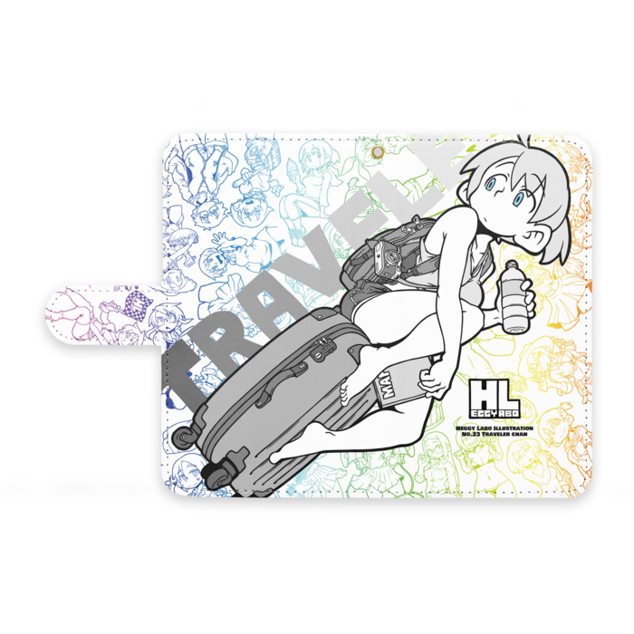 手帳型Androidケース - M - ストラップ穴 あり