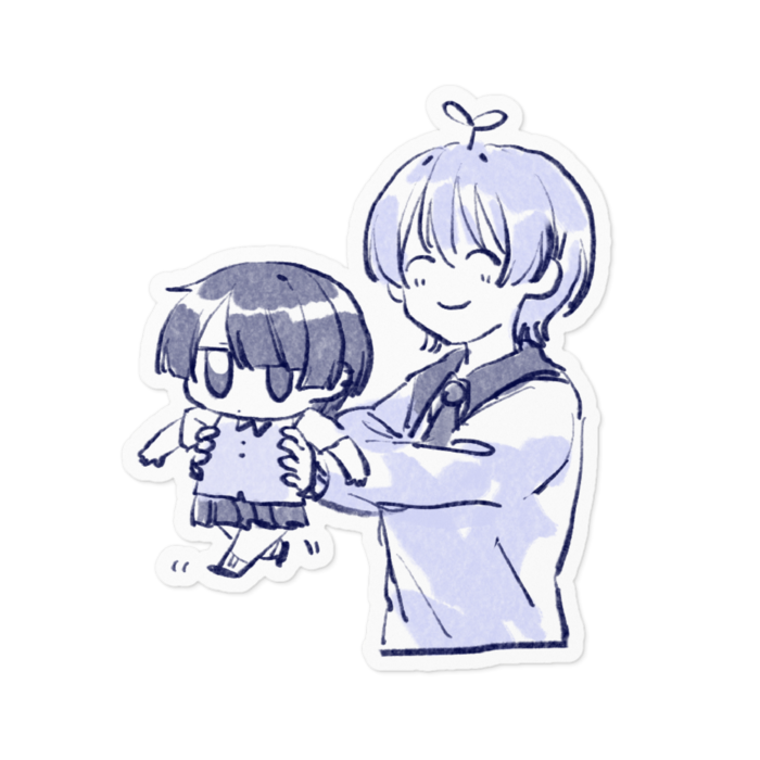 ステッカー - 100 x 100 (mm)