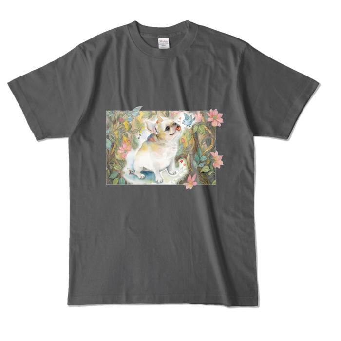 カラーTシャツ - L - チャコール (濃色)