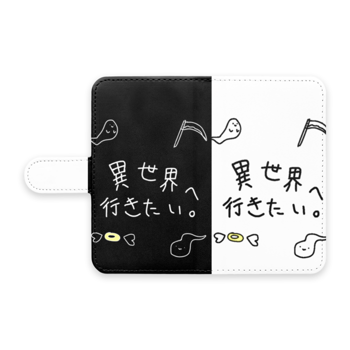 手帳型Androidケース - S - ストラップ穴 なし