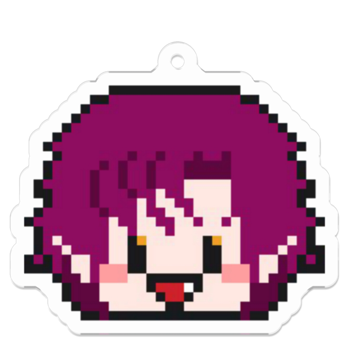 アクリルCokeキーホルダー - 50 x 50 (mm)