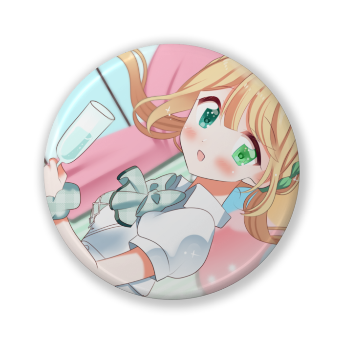 朱音 Birthdayイラスト 缶バッチ (Birthday goods 2023)