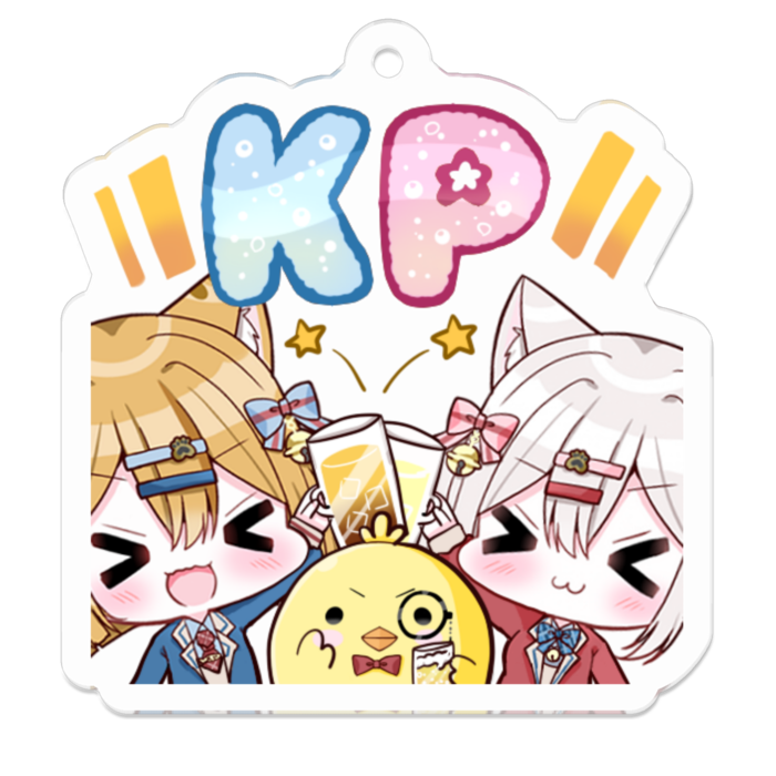 アクリルキーホルダー - 50 x 50 (mm)