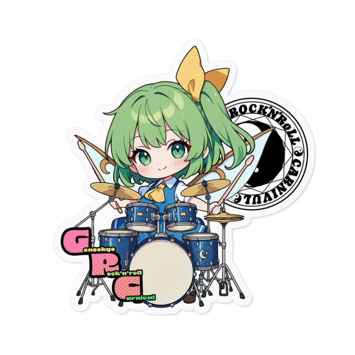 ステッカー - 100 x 100 (mm)