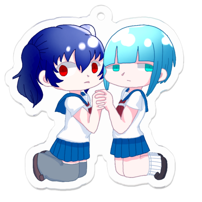 アクリルキーホルダー - 50 x 50 (mm)