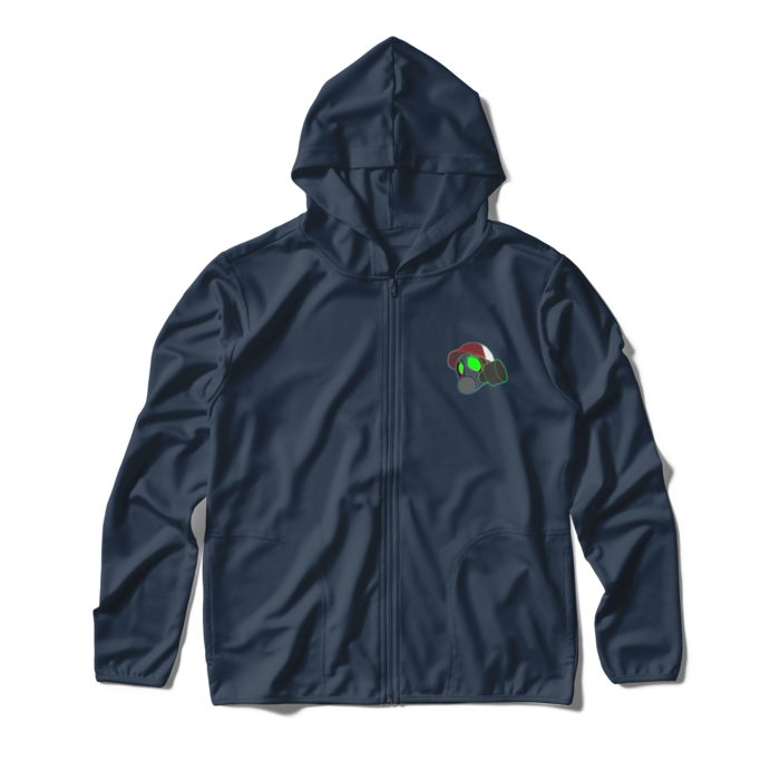 ジップパーカー - M - ネイビー