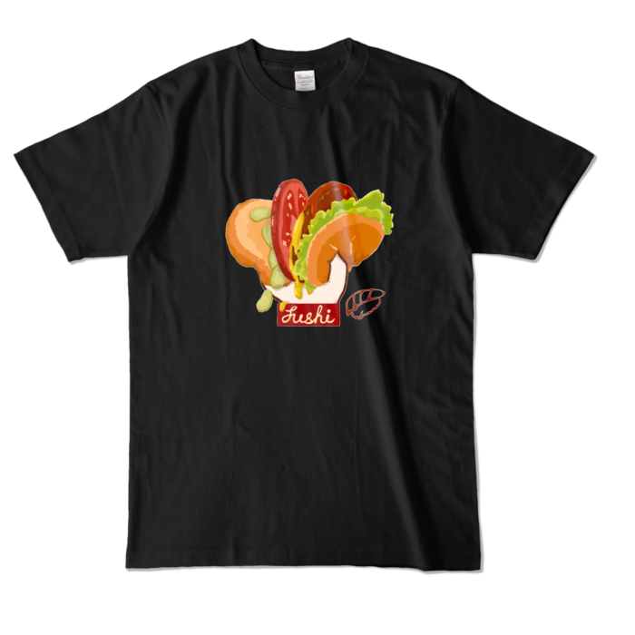 カラーTシャツ - L - ブラック (濃色)