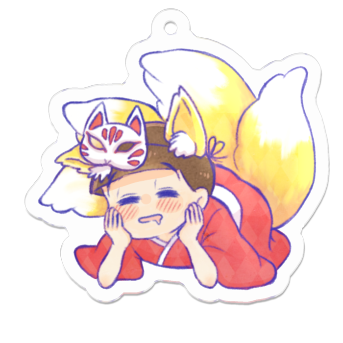 アクリルキーホルダー - 50 x 50 (mm)