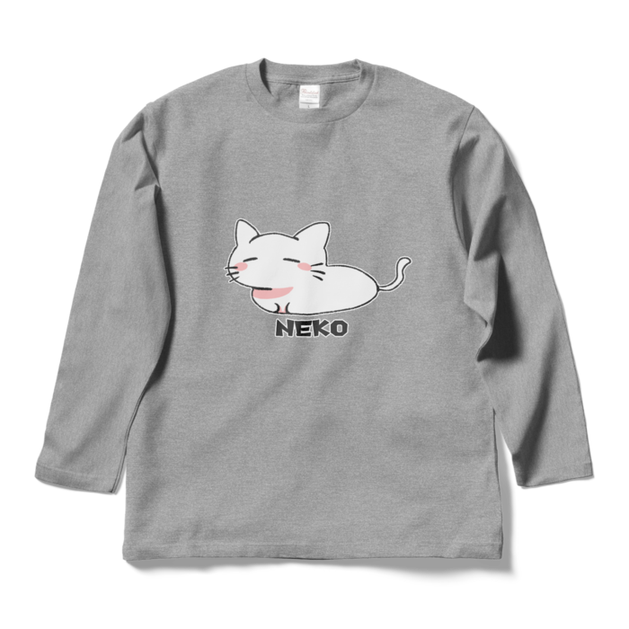 ロングスリーブTシャツ - L - 杢グレー