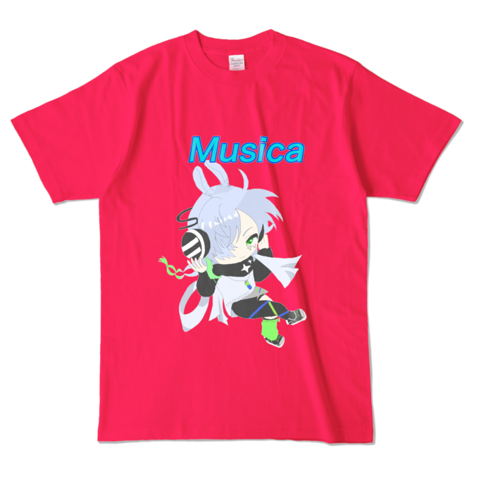 カラーTシャツ - L - ホットピンク (濃色)