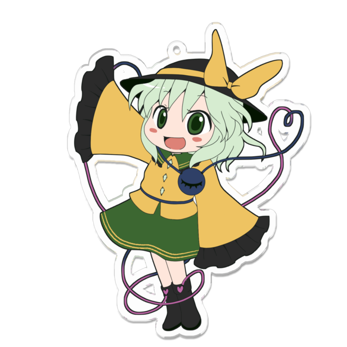 アクリルキーホルダー - 100 x 100 (mm)